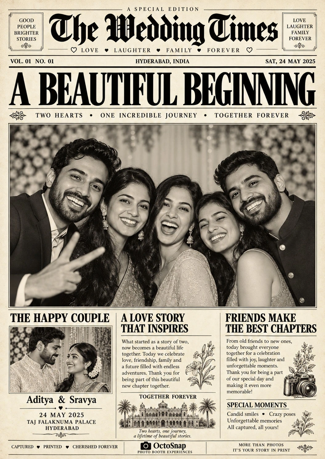 Newspaper Photo Booth