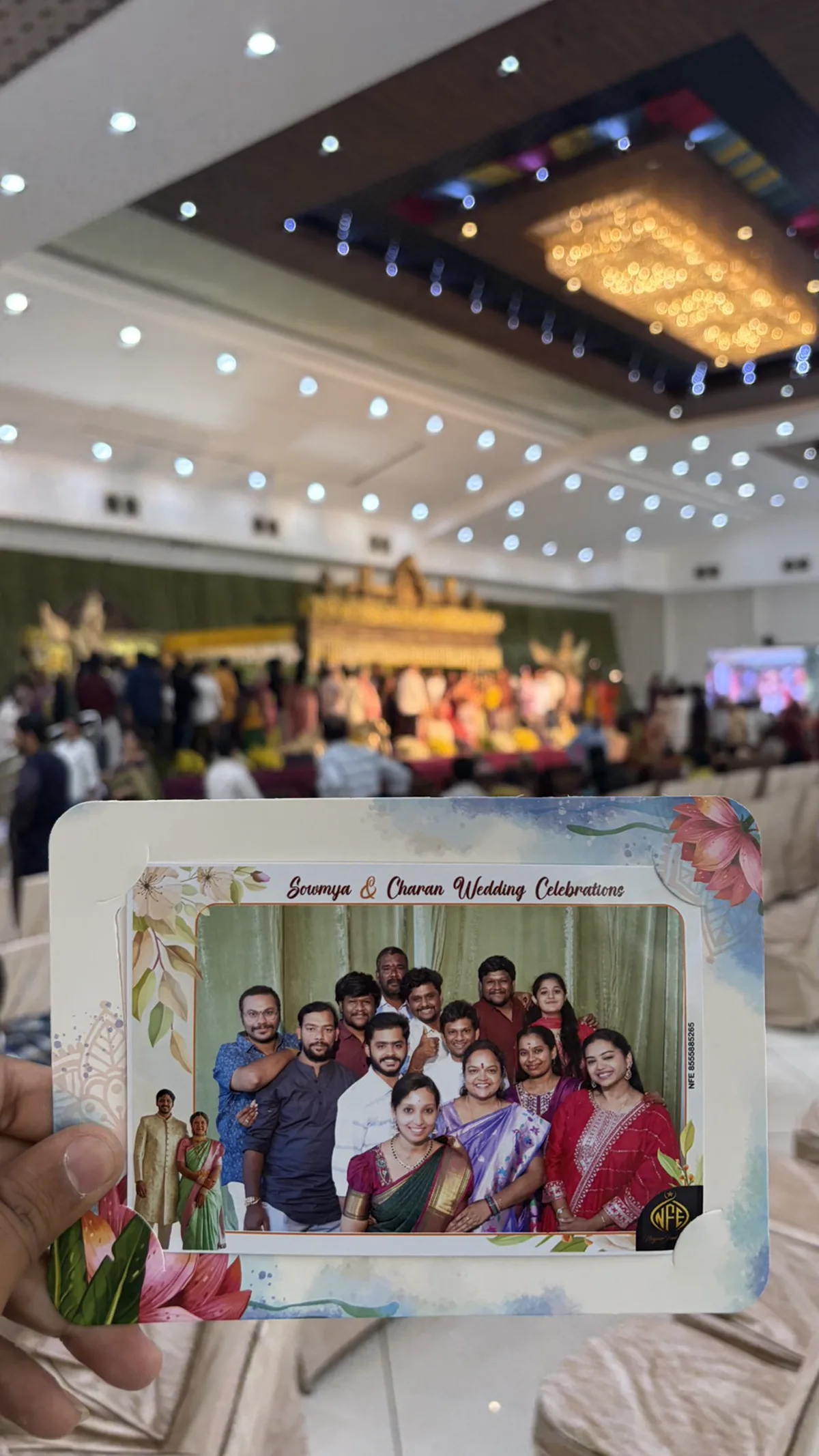 OctoSnap instant wedding photo print